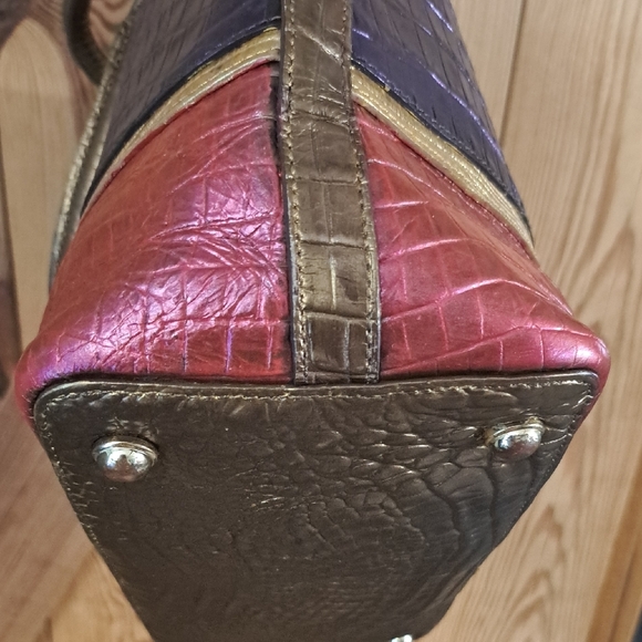 Colorful Crocodile Embossed Women's Bag - Picture 15 of 17